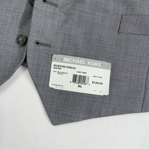 Michael Kors Charcoal Men's Vest - Picture 2 of 4